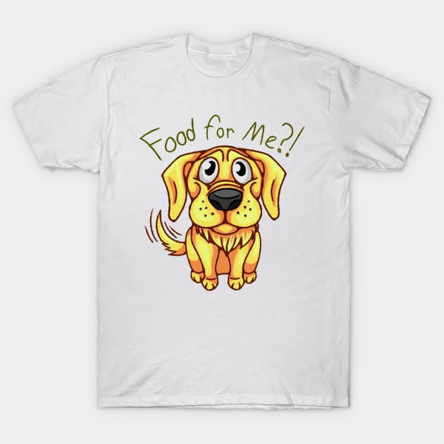 Talking Dog T-Shirt by SakuraDragon